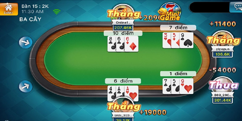 Top những game đánh bài online hot nhất Casino Jun88 4 Game đánh bài online nhiều người chơi nhất Casino Jun88